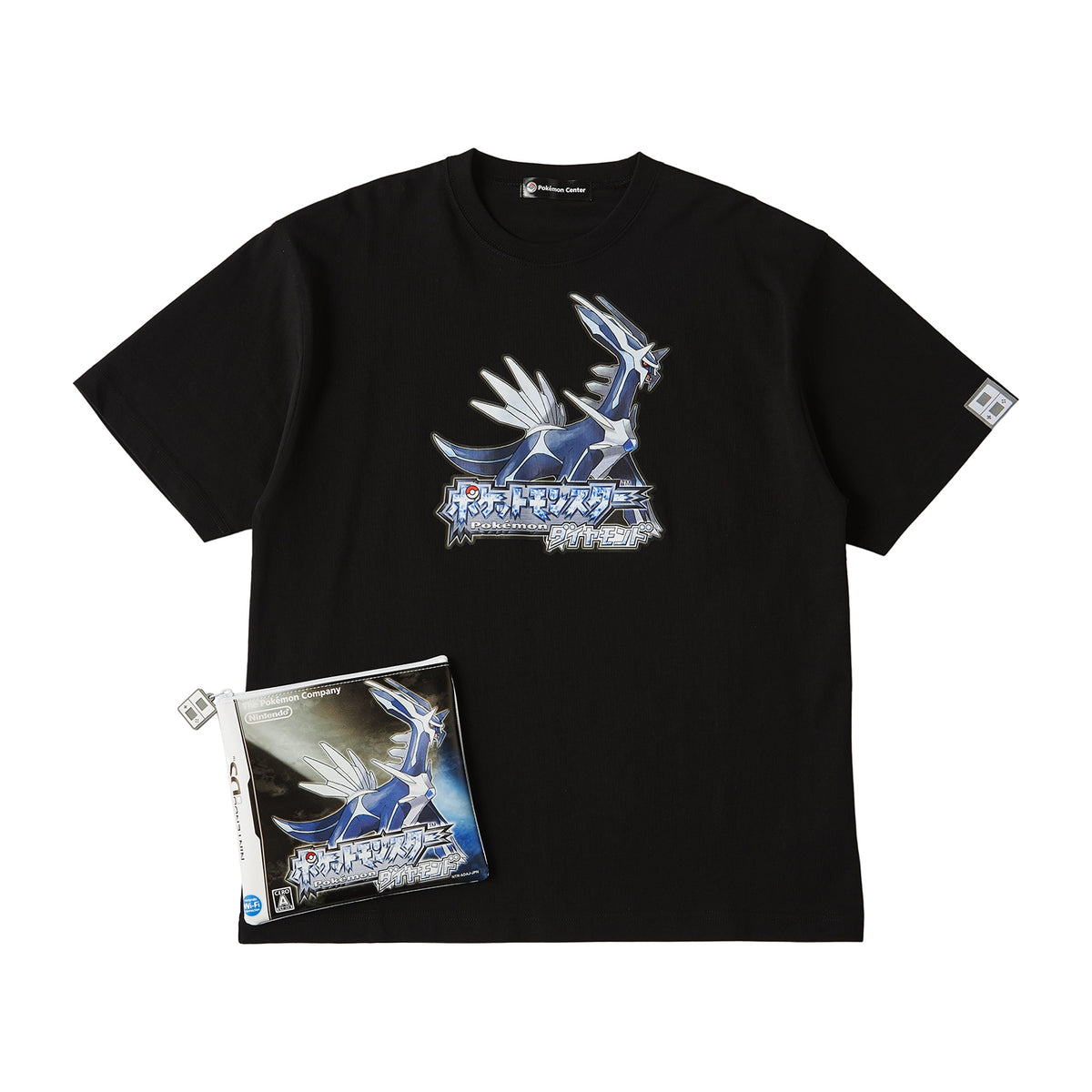 Camiseta Pokémon Diamond em embalagem tipo saquinho - Unissex - M/G