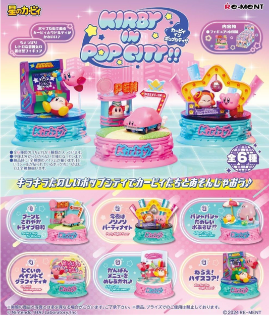 Re-Ment Kirby em Pop City!! Caixa surpresa