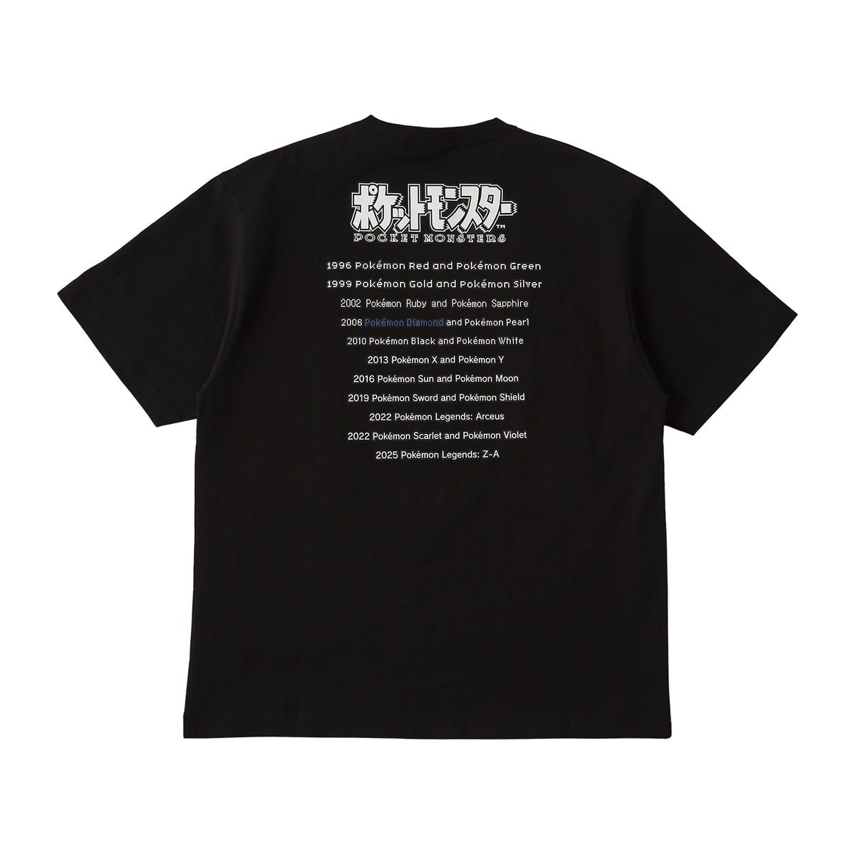 Camiseta Pokémon Diamond em embalagem tipo saquinho - Unissex - M/G