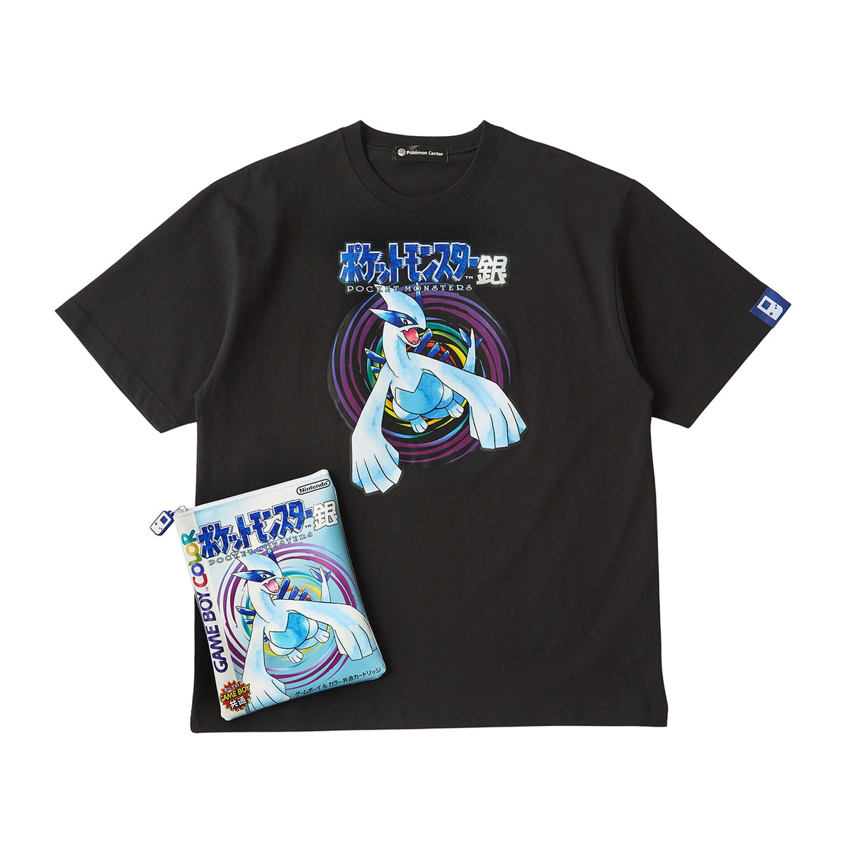 Camiseta Pokémon Silver em embalagem tipo saquinho - Unissex M/G
