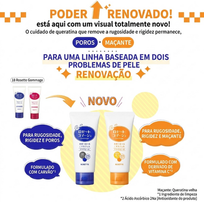 Rosette Gommage Peeling transparente Sabonete