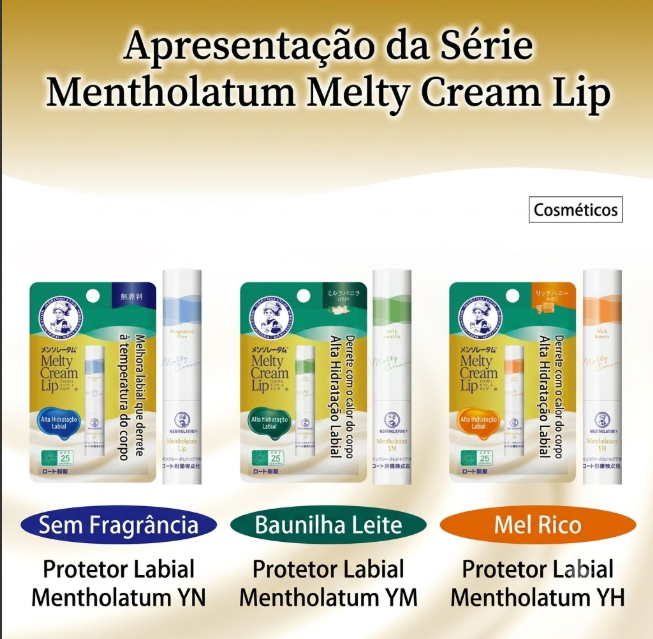 Mentholatum Melty Cream Lip Protetor labial mentolado