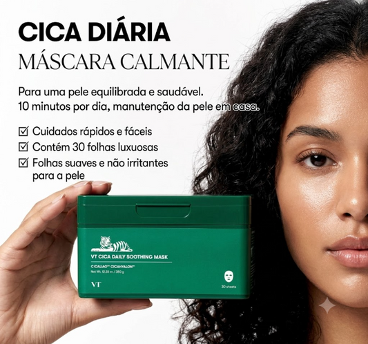 Cica mascara facial da marca sul-coreana VT Cosmetics