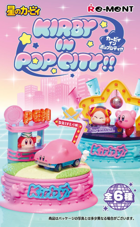 Re-Ment Kirby em Pop City!! Caixa surpresa