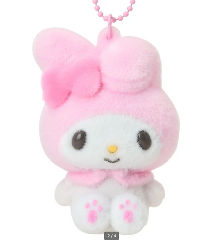 Chaveiro Pelúcia Mini Boneco Personagens Sanrio Japão - Colecionável