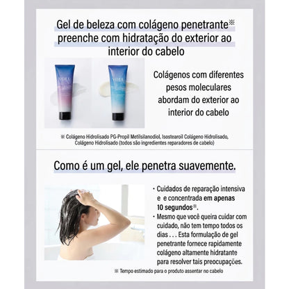 Máscara capilar em gel YOLU Calm Night Repair 145g