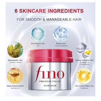 Máscara capilar Fino Shiseido Premium 230gr
